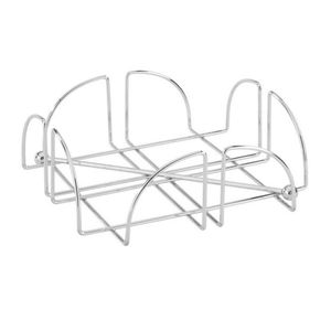 Servilletero de acero inoxidable hecho a mano con acabado pulido de espejo, perfecto para un elegante accesorio y organización de mesa - Product Image 6