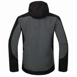 Veste Softshell à Capuche pour Homme en Toile Enduite, Meilleure Vente, Hiver, Taille et Couleur Personnalisables, Logo Avant, Service OEM, Fermeture Éclair - Product Image 6