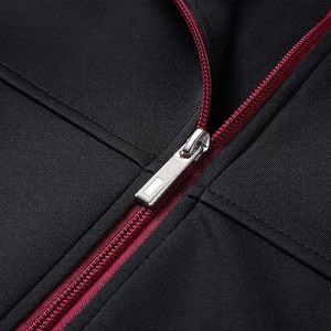 ชุดกีฬาขาสั้นสำหรับฤดูหนาวกางเกงขาสั้นสีดำแดง - Product Image 4