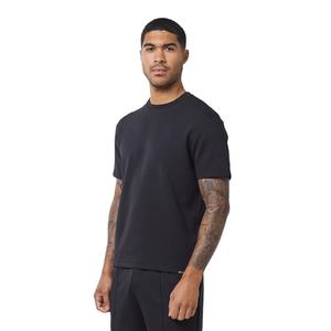 Logotipo personalizado serigrafiado de secado rápido cuello Modal transpirable evento correr hombres Unisex Ringer camisetas 100% algodón de punto carta - Product Image 1