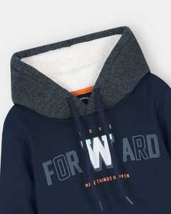 เสื้อสวมหัวผ้าฟลีซผ้าฝ้าย/โพลีเอสเตอร์มีฮู้ดโอเวอร์ไซส์ออกแบบได้ตามต้องการ - Product Image 3