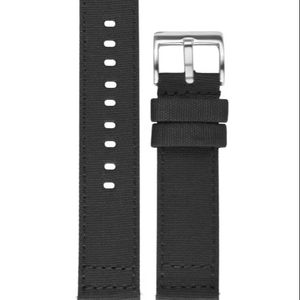 Correa de Reloj Inteligente Deportiva Unisex B06 Negra de 20 mm, Ajustable, Ligera, Suave, Transpirable, Resistente al Agua, de Nailon y Acero Inoxidable - Product Image 1