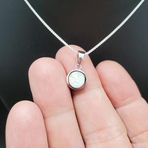 จี้โอปอลสปินเนอร์สไตล์โบโฮ925ทำด้วยมือพร้อมชุบทองเครื่องประดับของขวัญแต่งงานที่สมบูรณ์แบบ - Product Image 3