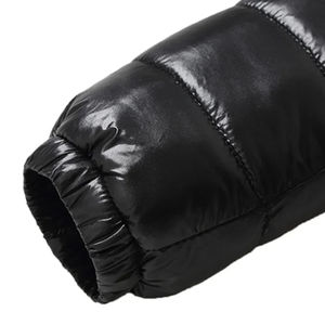 Chaqueta acolchada con capucha para hombre, chaqueta acolchada superbrillante para hombre y mujer personalizada para invierno y exterior - Product Image 4