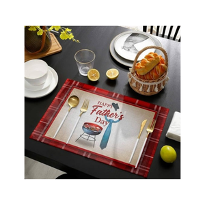 Nappe carrée minimaliste en coton recyclé, texture sergé, teinture écologique, fabrication indienne, durable, approvisionnement en gros pour la maison - Product Image 5