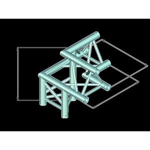 อลูมิเนียมโปรไฟล์ ALUTRUSS TRILOCK 6082AL-32 มุม 3 ทาง ซ้าย - Product Image 2