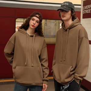 เสื้อฮู้ดดี้ผ้าฝ้ายวินเทจแบบยูนิเซ็กซ์สำหรับผู้ชายและวัยรุ่น ทรงโอเวอร์ไซส์ มีฮู้ดและกระเป๋า เสื้อสวมหัวลำลองสำหรับฤดูหนาว - Product Image 6