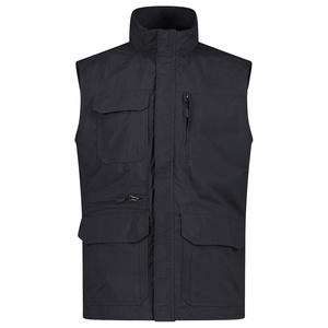 Chaleco con cierre de cremallera multifuncional transpirable personalizado para hombre, ropa de caza de poliéster reflectante para invierno para - Product Image 3