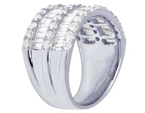 Magnifique bague en argent sterling 925 pour hommes Hip Hop Moissanite Diamants avec clarté VVS améliorée Accessoires de bijouterie fine tendance - Product Image 4