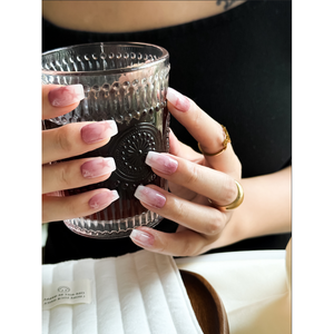 Unghie Finte Press-on Effetto Starlight: Design Elegante con Scintillio Stellato - Product Image 4