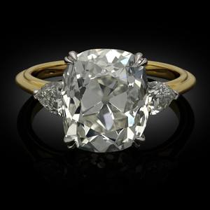 Anillo de Compromiso de Oro de 14K con Corte Radiante, Anillo de Diamante CVD Cultivado en Laboratorio de Alta Calidad y Estilo Clásico, Certificado IGI, Anillos Finos para Hombre - Product Image 2