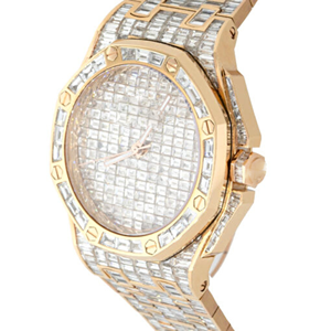 Diamante probador aprobado Moissanite reloj | VVS lujo helado esqueleto al por mayor - Product Image 6