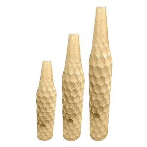 Vase à fleurs en fer de style côtier haut et mat en laiton 2026, décoration élégante en métal, salon moderne, vente en gros directe d'usine, meilleur prix - Product Image 1