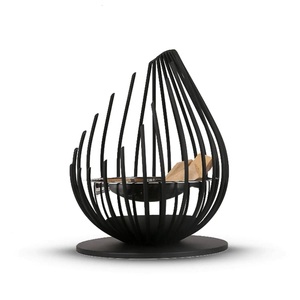 Wire Design Corten Steel Outdoor Fire Pit High Quality Durable <b>Food</b> Warmer Outdoor <b>Warming</b> Waste Burner - Product Image 3