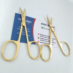 Ciseaux à lame droite classiques en acier inoxydable avec conception de grue pour manucure et couture de beauté - Product Image 4