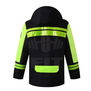 Ropa de seguridad laboral de diseño personalizado, chaquetas reflectantes impermeables de alta visibilidad, compra al por mayor, chaqueta de trabajo de invierno de alta visibilidad - Product Image 4