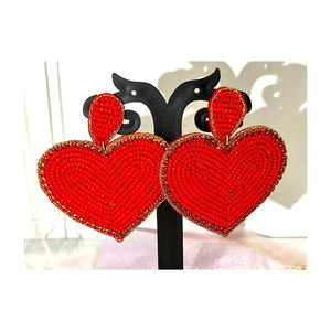 Pendientes de cuentas étnicas románticas coloridas para cuentas de semillas de mujer para aniversario a la venta Compre ahora a un precio asequible - Product Image 6