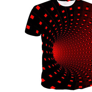 T-shirts d'été pour hommes, nouvelle mode, plage, imprimés en 3D, unis, à manches courtes, décontractés, respirants, tissés, imprimés numériques, 100% coton - Product Image 6