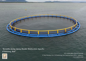 Cage ronde en HDPE, profondeur 6 mètres - diamètre 10m à 50m, pour l'élevage de poissons, durée de vie supérieure à 20 ans avec entretien régulier. - Product Image 2