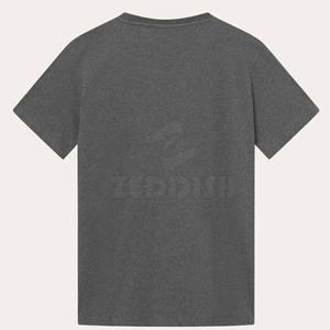 2025 nouveauté hommes tricoté T-Shirt haute qualité 100% coton léger Anti-rides solide motif Street Wear décontracté - Product Image 2
