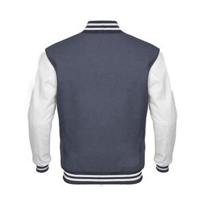 Parches de chenilla bordados personalizados Varsity Bomber Letterman College Chaquetas universitarias de béisbol de talla grande - Product Image 6