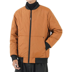 2025 New Arrivals Wholesale <b>Men</b> Bomber Winter <b>Jacket</b> Youth Casual Wear Customized Logo Bomber <b>Jacket</b> for <b>Men</b> - Product Image 2