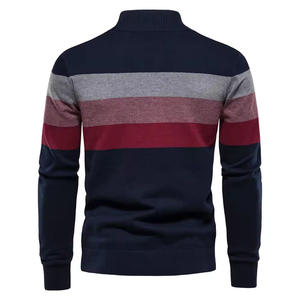 Sudadera Moderna Casual de Invierno para Hombre con Media Cremallera, Manga Larga, de Algodón y Forro Polar, Personalizable, OEM, Venta al por Mayor - Product Image 6