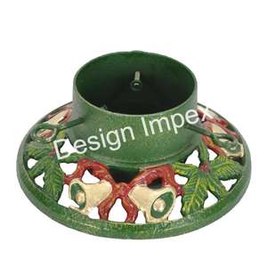 Artesanía de Metal Soporte para árbol de Navidad Altura ajustable Metal Diseño antiguo Metal Soporte para árbol de Navidad Accesorios de jardín - Product Image 4