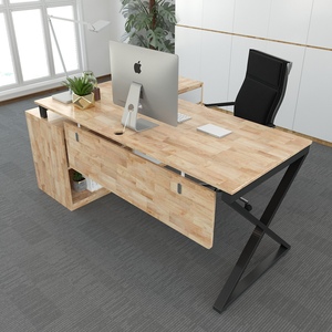 XConcept Executive <b>Desk</b> HBXC022 Modern & Contemporary Design 160x150 Assembly Required for Office Bedroom or <b>Study</b> - Product Image 1