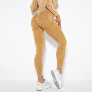 ชุดเซตกางเกงแนบเนื้อสำหรับฤดูใบไม้ร่วงกางเกงออกกำลังกายยืดออกกำลังกายกางเกงออกกำลังกายยิมยืดหยุ่น - Product Image 2