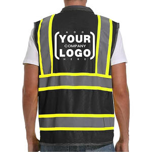 Gilet de sécurité d'hiver réfléchissant en toile orange pour arpenteur, respirant, haute visibilité, vêtement de travail personnalisé, téléchargé par Dress Sports - Product Image 4