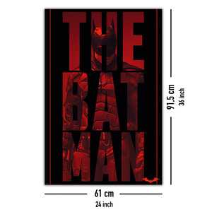 Affiche de Batman de Robert Pattinson, design moderne, toile découpée, art mural - Product Image 4