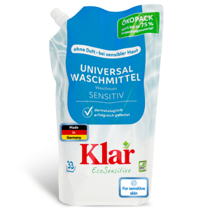 KLAR RTS 2 Detergente Líquido Vegano Ecológico Universal para Ropa 1.5L Certificado Ecológico Altamente Biodegradable Sin Fragancia 33 - Product Image 1