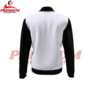 Chaqueta Bomber de Invierno de Lana Personalizada de Alta Calidad para Hombre, Anti-UV, Cortavientos, Ajustada, Bordada, Chaqueta Universitaria Moderna - Product Image 2