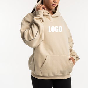 OEM personalizado Fitness entrenamiento de alta resistencia de algodón suave estilo de la calle Casual Sudadera con capucha de gran tamaño para las mujeres - Product Image 2