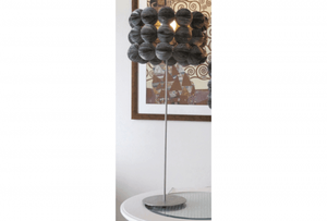 Hot Sale Decorative Iron Table <b>Lamp</b> <b>Silver</b> Color Finished White Shed Customized Design Home Decor Bedroom Living Iqbal - Product Image 2