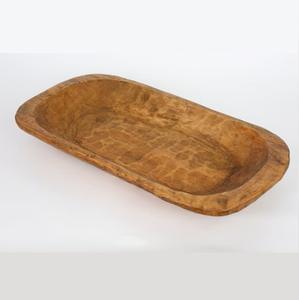 Impresionante Tazón de Masa de Madera Moderno, Tallado a Mano, Ecológico, para Entrada, Centro de Mesa Rectangular, Bandeja Decorativa para el Hogar - Product Image 2