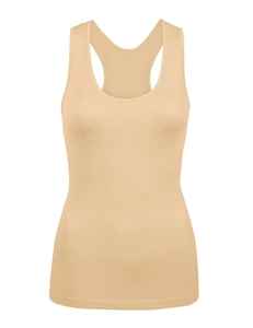 Vente chaude femmes encolure dégagée sans manches débardeurs 91% coton 9% Spandex Logo personnalisé nouvelle version - Product Image 1