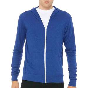 Veste à capuche avec logo personnalisé pour hommes, manteau d'hiver à motif solide avec col à capuche, prix de gros - Product Image 4