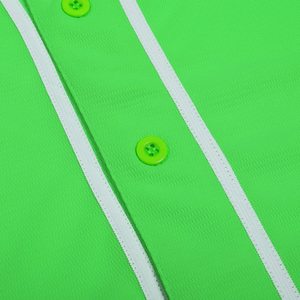 Camiseta de béisbol de loro con rayas blancas, ropa de equipo vibrante, tela transpirable ligera, Ideal para entrenamiento de práctica de juegos - Product Image 5