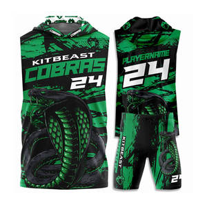 Venta al por mayor de uniformes de fútbol americano con capucha 7 V 7 para jóvenes de ajuste regular sublimación uniforme personalizado 7 en 7 conjuntos de uniformes de fútbol - Product Image 1