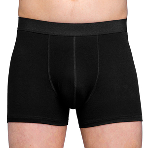 Calzoncillos Bóxer Cómodos para Hombre, Logotipo Personalizado OEM ODM, Clásicos, Lisos, 100% Algodón Elástico, Transpirables, de Punto, de Tiro Medio - Product Image 4