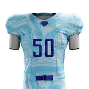 OEM Diseño Fútbol Americano Jersey Uniforme Popular Manga Corta Ligero Transpirable Más Popular a Precio - Product Image 3