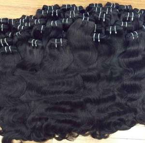 100% faisceaux bruts faisceau naturel non traité cuticule aligné vierge cheveux humains indiens - Product Image 2