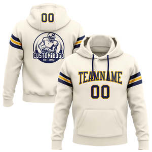 Sweat à capuche de football personnalisé unisexe, pull sportif avec logo imprimé sur le devant, design numéro 00, coupe classique, vêtement d'hiver en polaire respirant 100% - Product Image 6