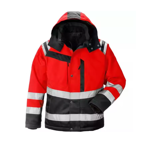 Chaquetas de alta visibilidad impresas personalizadas impermeables con logotipo personalizado más vendidas al precio - Product Image 2