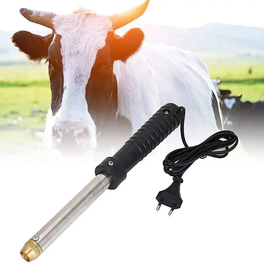 Gas Heating Cattle Horns Cutting Machines black Handle Calf Dehorning Remover black Handle Bull Dehorner
