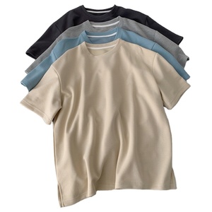 Ensemble t-shirts et shorts col rond pour homme, streetwear, hauts d'été décontractés, ensemble de vêtements pour garçons, logo personnalisé, jersey en coton pour homme - Product Image 6