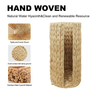 Boîtes de rangement pour papier toilette en jonc tressé, faites à la main, écologiques, naturelles, pour la maison et la décoration intérieure, vente en gros du Vietnam - Product Image 6