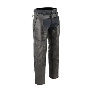 กางเกงหนังมอเตอร์ไซค์แบบดิสเทรส - Product Image 2